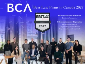 BCA reconnu parmi les Best Law Firms – Canada 2027